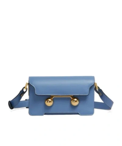 MARNI MARNI TRUNKAROO FOLDOVER TOP MINI SHOULDER BAG