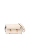 Marni Trunkaroo Mini Shoulder Bags White In Beis