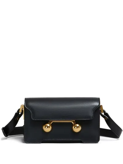 Marni Mini Trunkaroo Shoulder Bag In White