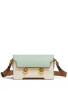 Marni Mini Trunkaroo Shoulder Bag In Blue