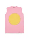 Marni Cotton-elastane T-shirt In Pink