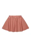 Marni Minigonna In Tessuto Spalmato In Orange