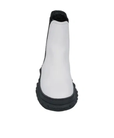 Marni Minimal Ankle Boots In White