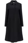 Marni Minimalist Black Cotton Raincoat For Women In Black