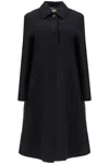 Marni Minimalist Black Cotton Raincoat For Women In Black (black)