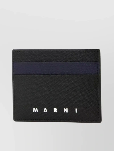 Marni Man Black Leather Card Holder