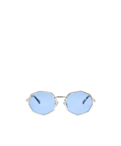 Marni Minimalist Geometric Sunglasses In Blue