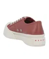 Marni Minimalist Low-top Leather Shoes In Multi