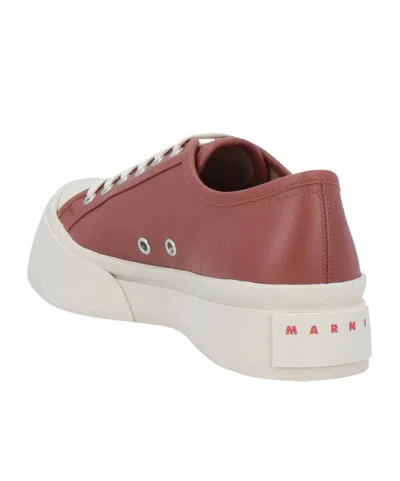 Marni Minimalist Low-top Leather Shoes In Multi
