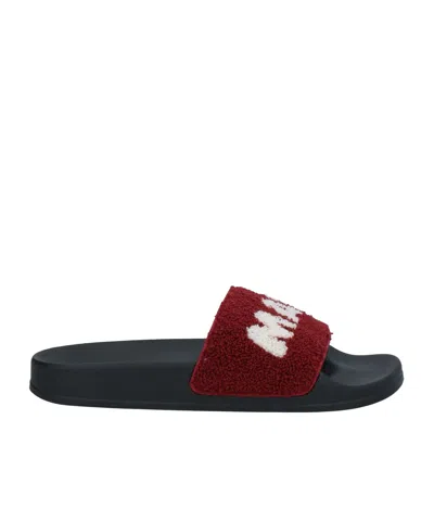 Marni Minimalist Solid Color Slippers In Black