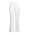 Marni Minimalist Solid Flared Pants In White