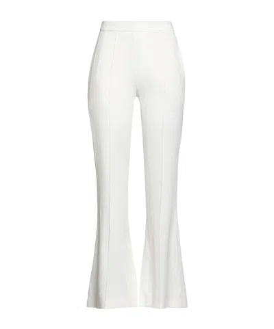 Marni Minimalist Solid Flared Pants In White
