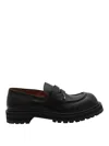 Marni Black O-ring Loafers In Black