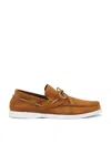 Shop Marni Moccasin Flat In Tobacco
