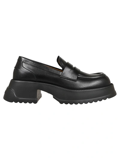 Marni Moccasin Shoe In Black