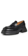 MARNI MOCCASIN SHOES BLACK