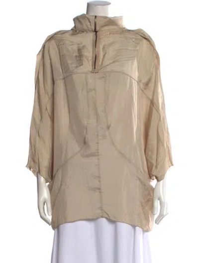 Pre-owned Marni Mock Neck Long Sleeve Sweatshirt In Neutrals