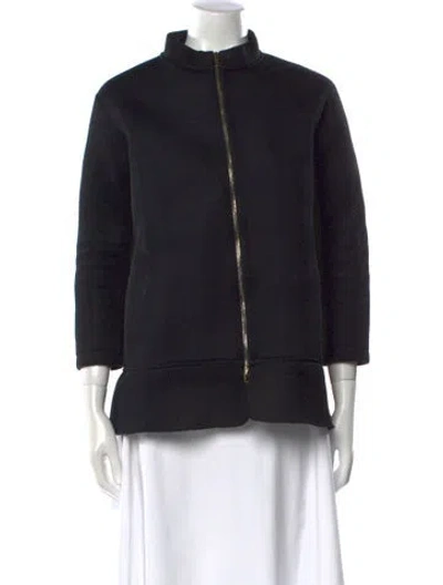 Pre-owned Marni Mock Neck Sweater In Blue