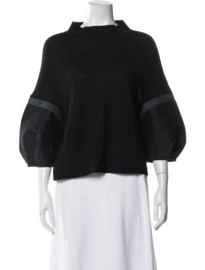 Pre-owned Marni Mock Neck Sweater In Gray