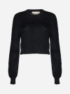 MARNI MOHAIR-BLEND CROPPED SWEATER