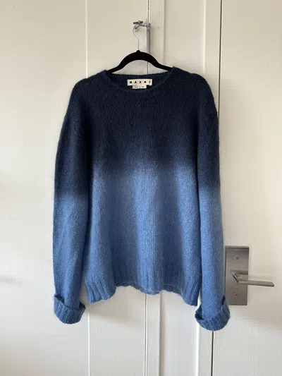 Pre-owned Marni Mohair Gradient Sweater In Multi