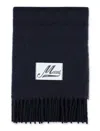 Marni Mohair Scarf In Blu Black