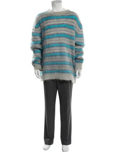 Pre-owned Marni Mohair Striped Pullover In Multicolor