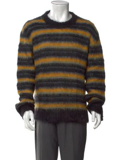 Pre-owned Marni Mohair Striped Pullover W/ Tags In Multi
