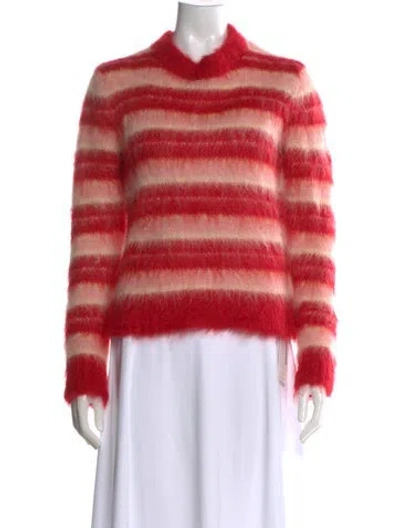 Pre-owned Marni Mohair Striped Sweater In Multi