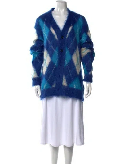 Pre-owned Marni Mohair Tie-dye Print Sweater In Multi