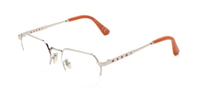 Marni Moher Cliffs Nero Men's Glasses, Silver, Size 54
