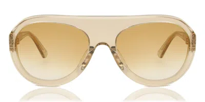 Marni Mount Toc Black Gvg Men's Sunglasses Clear Size 57