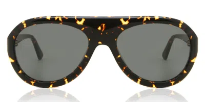 Marni Mount Toc Maculato Wpt Men's Sunglasses Tortoiseshell Size 57 In Brown