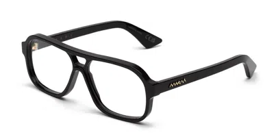 Marni Moziqui Black Vs5 Men's Glasses Black Size 57 - Free Lenses - Blue Light Block Available