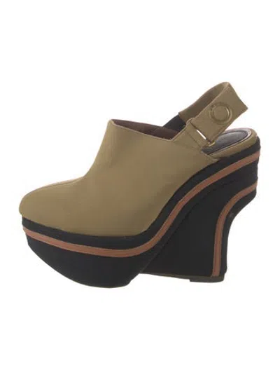 Pre-owned Marni Mules In Black/neutrals