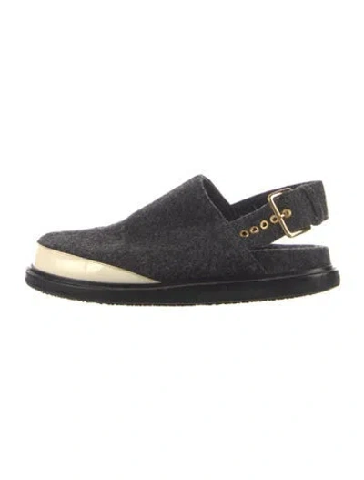 Pre-owned Marni Mules In Blue