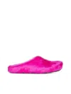 Marni Men Fussbett Sabot Mules In Pink