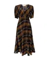 Marni Multi-way Stripe Midi Dress In Black