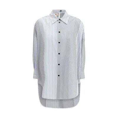 MARNI MULTICOLOR COTTON PATTERN SHIRT
