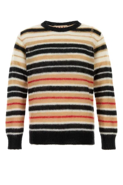 Marni Multicolor Embroidered Sweater
