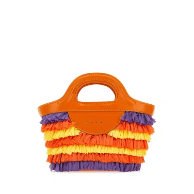 Marni Multicolor Fabric Micro Tropicalia Summer Handbag