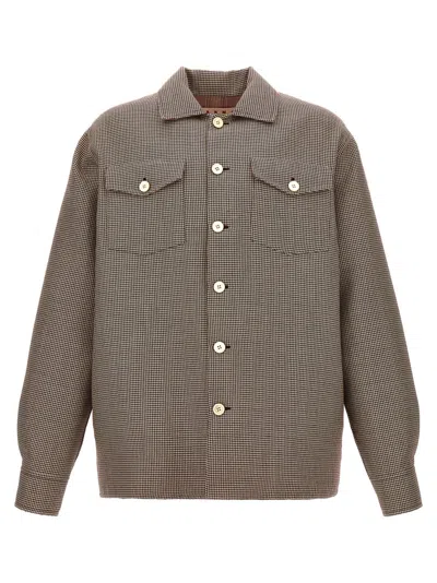 MARNI MULTICOLOR HOUNDSTOOTH JACKET