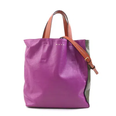 Pre-owned Marni Multi-color Leather Handbag Shoulder Bag ()