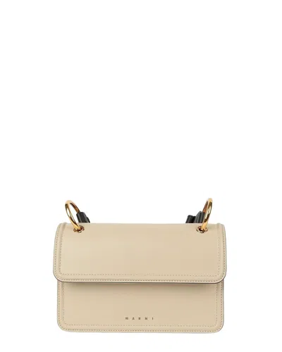 Pre-owned Marni Multicolor Leather New Beat Shoulder Bag (authentic Pre-loved)
