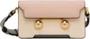 Marni Multicolor Leather Trunkaroo Mini Shoulder Bag In Pink