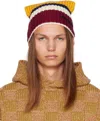 Marni Multicolor Logo Beanie In 00y56 Maize
