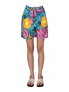Marni Multicolor Print Bermuda Shorts In Multicolor