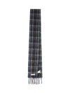 Marni Soft Fringed Scarf Multicolored Pattern