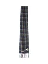 Marni Soft Fringed Scarf Multicolored Pattern