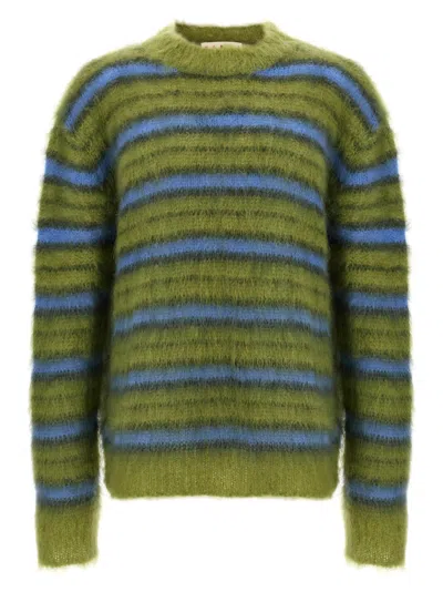 MARNI MULTICOLOR STRIPED SWEATER